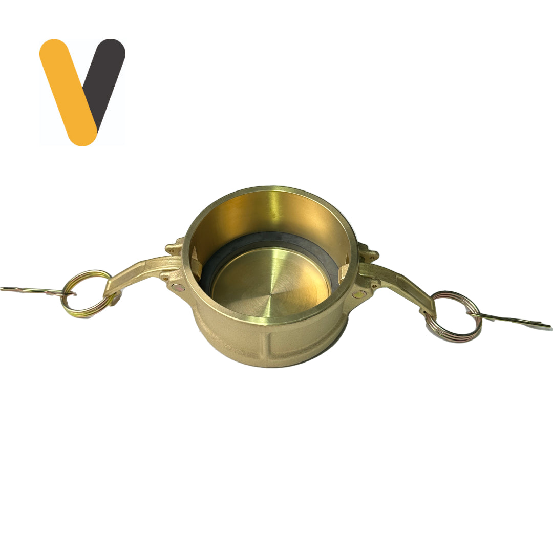 Acople Camlock Bronce Tipo DC Tapa