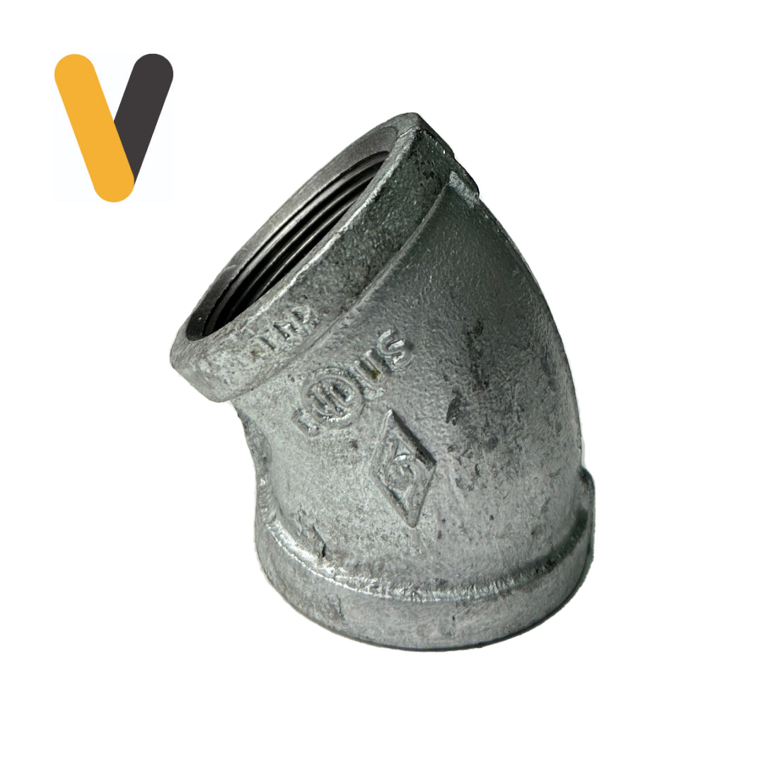 Codo 45° Galvanizado