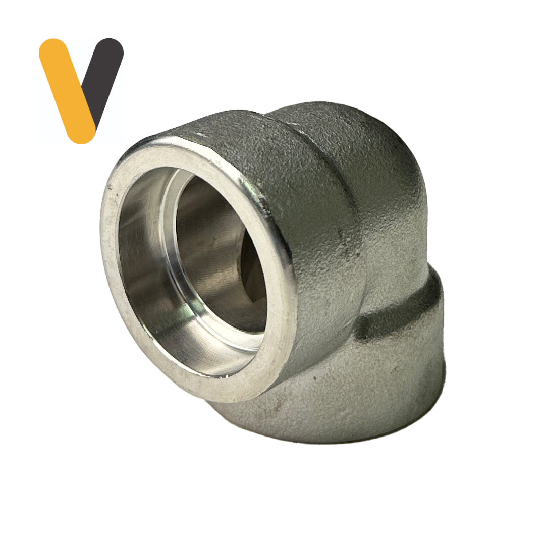 Codo 90° Socked Inoxidable