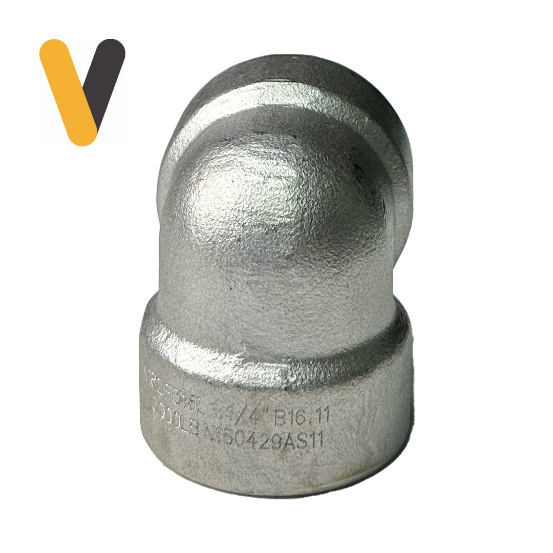 Codo 90° Socked Inoxidable