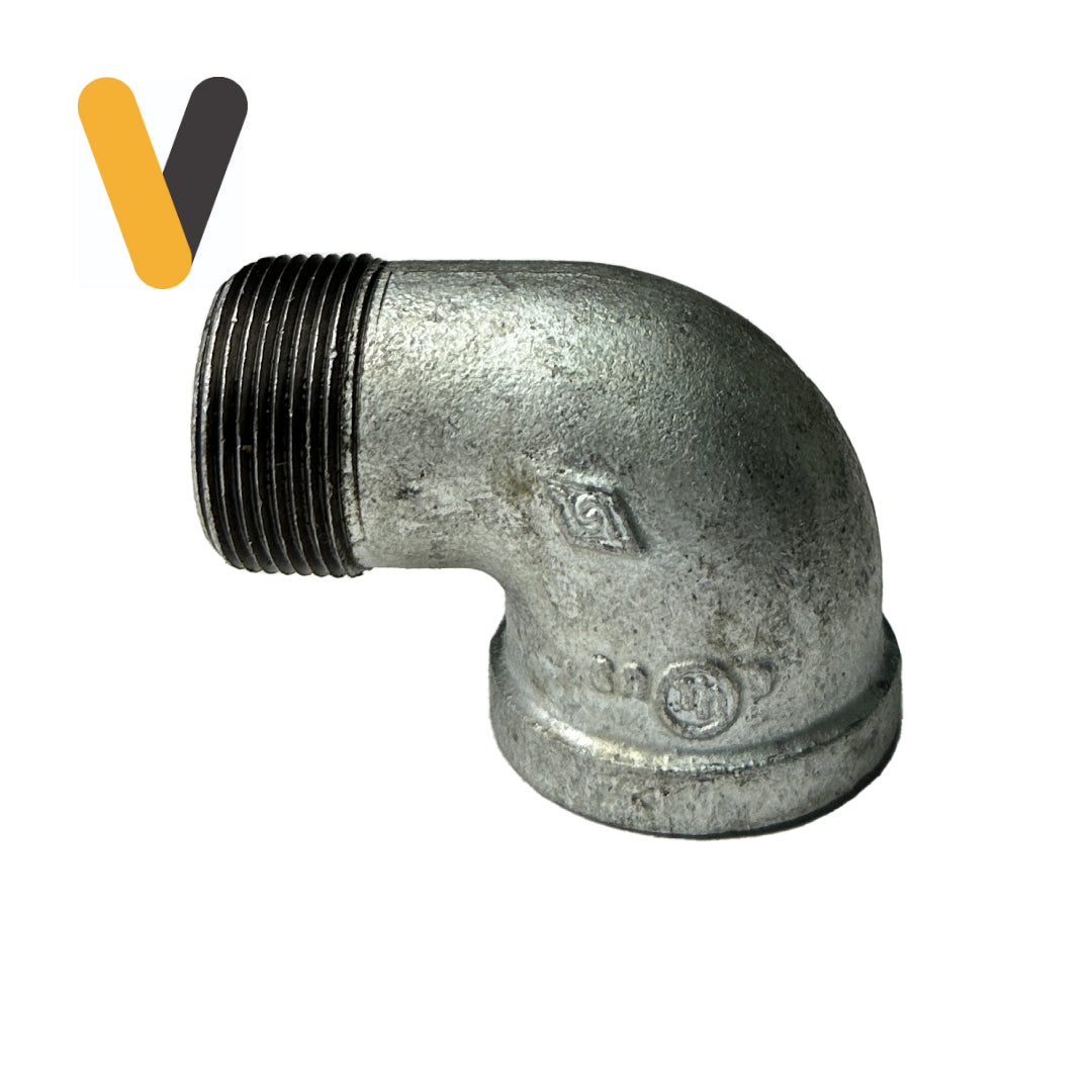 Codo Cachimba Galvanizado
