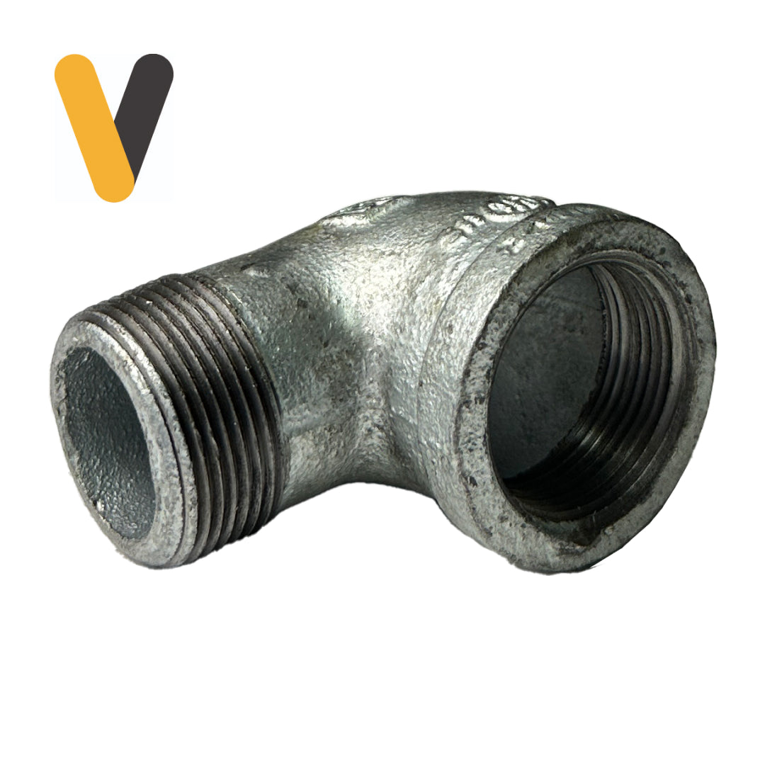 Codo Cachimba Galvanizado