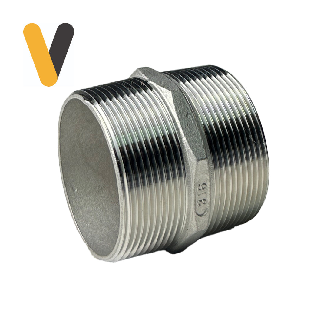 Niple Tuerca Inoxidable