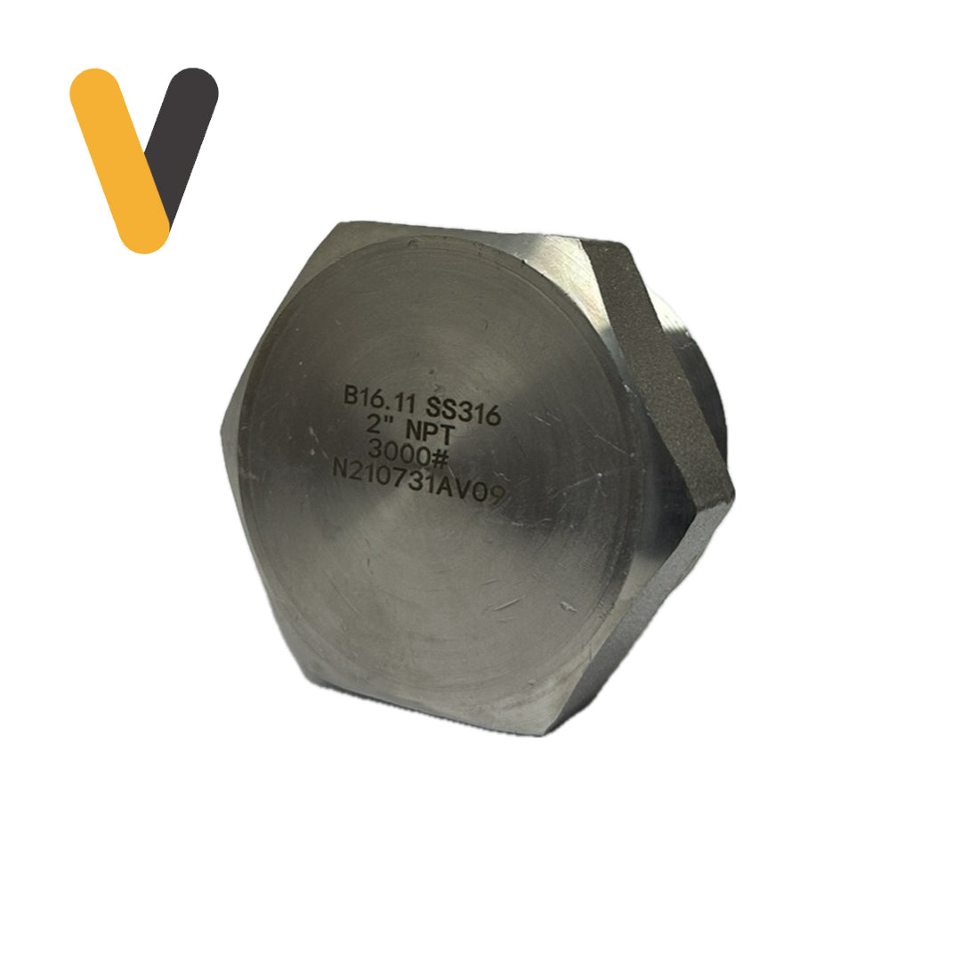 Tapón Macho Inoxidable Clase 3000