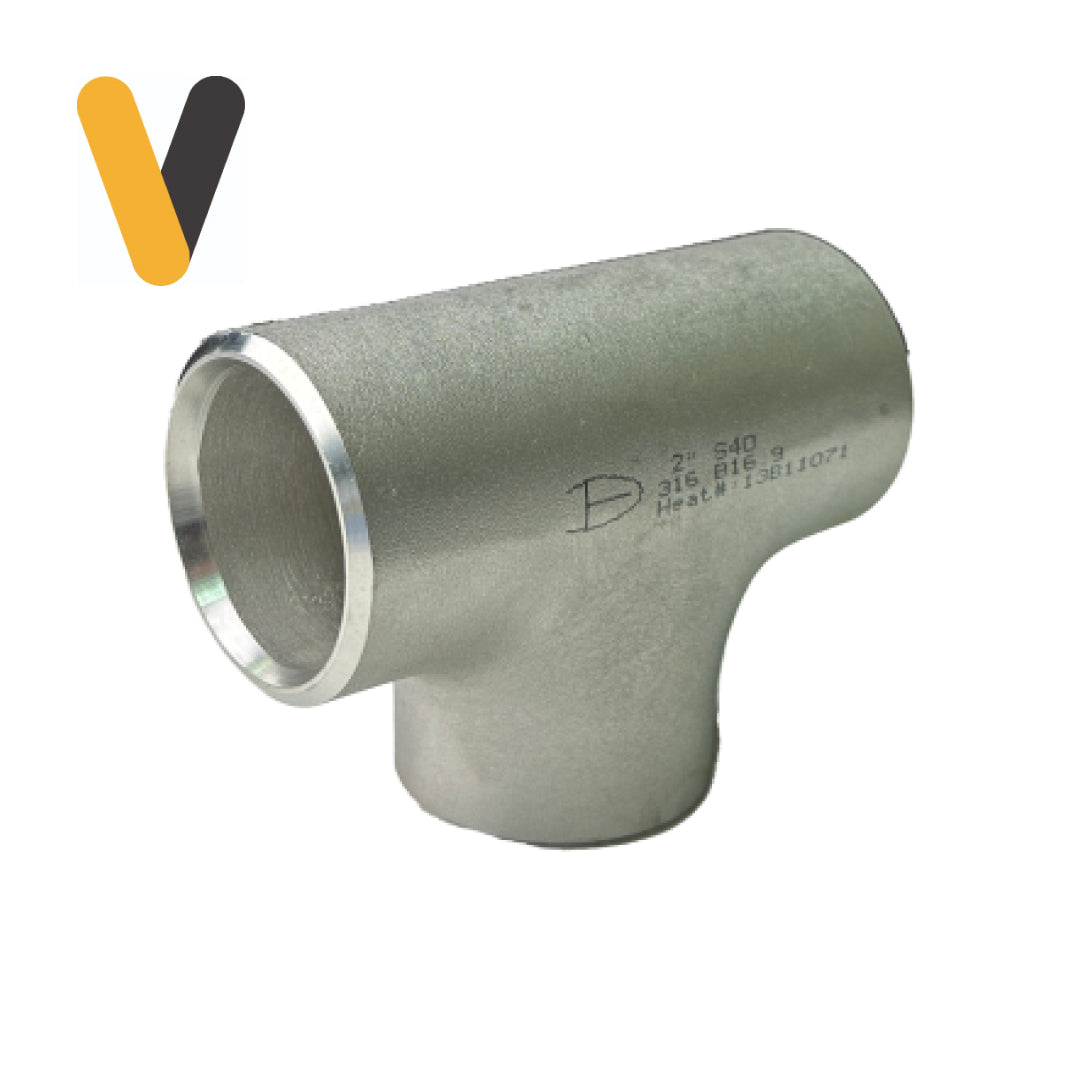 TEE SCH40 Inoxidable