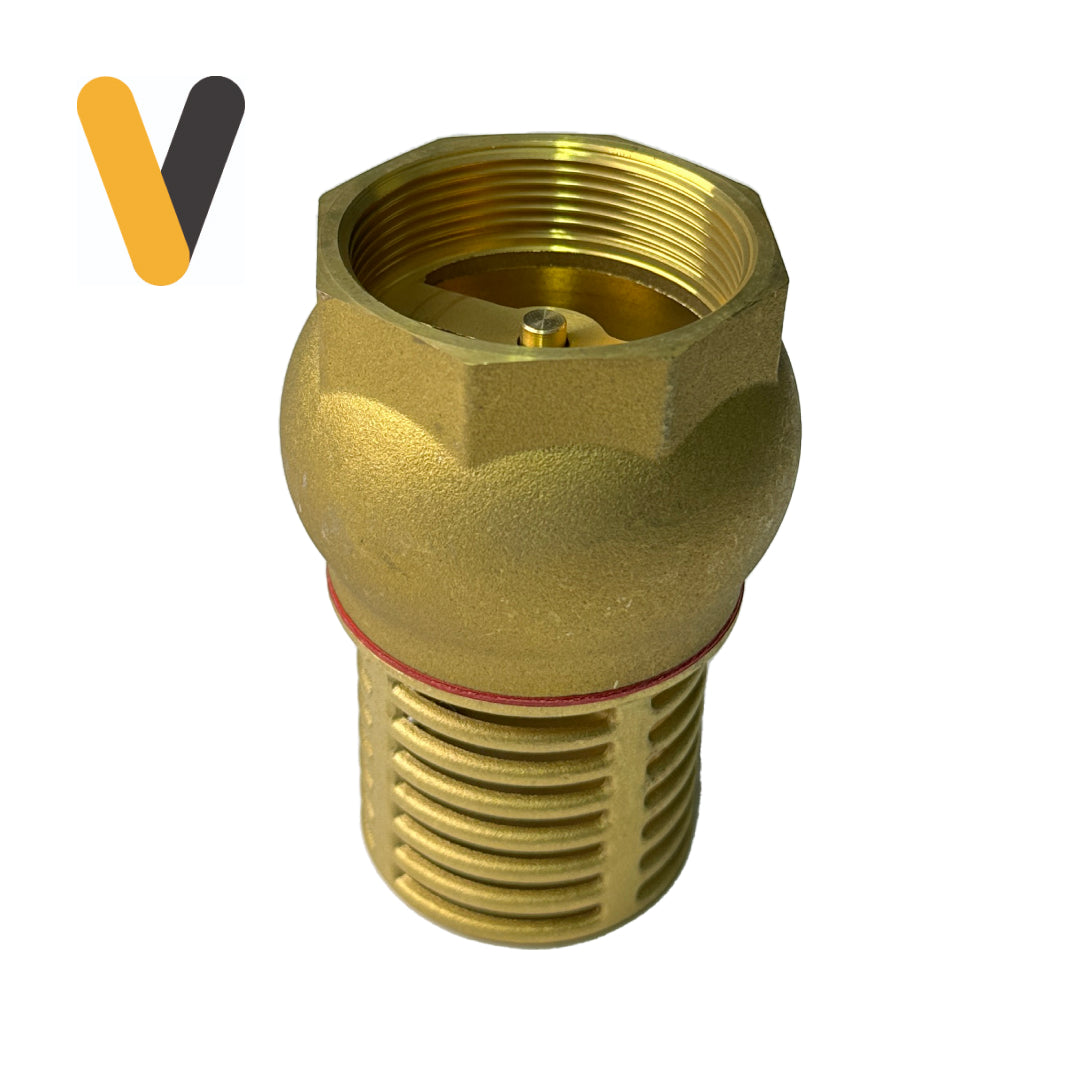 Válvula de Pie Rejilla Bronce