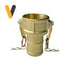 Acople Camlock Bronce Tipo C