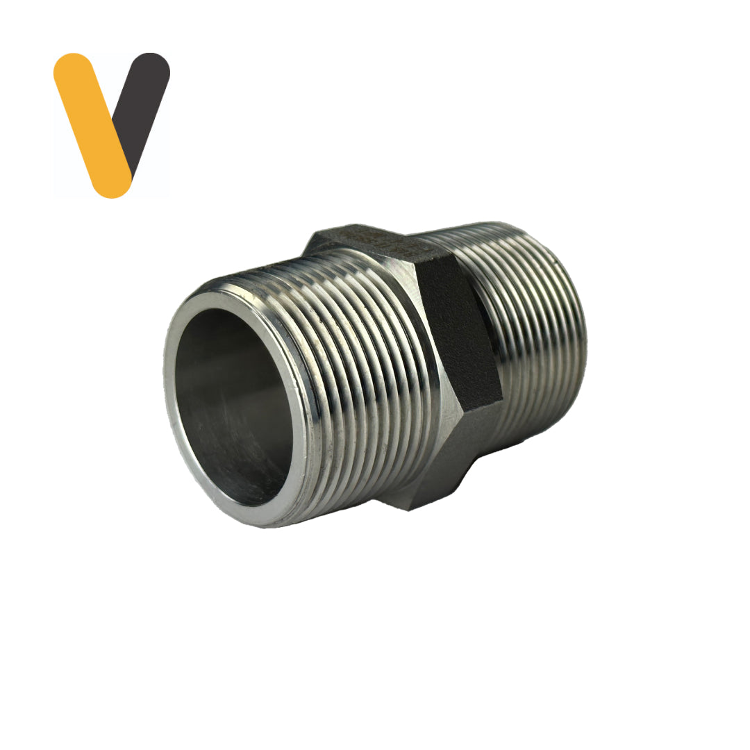 Niple Tuerca Inoxidable Clase 3000