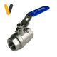 Válvula de Bola 2 Cuerpos Inoxidable